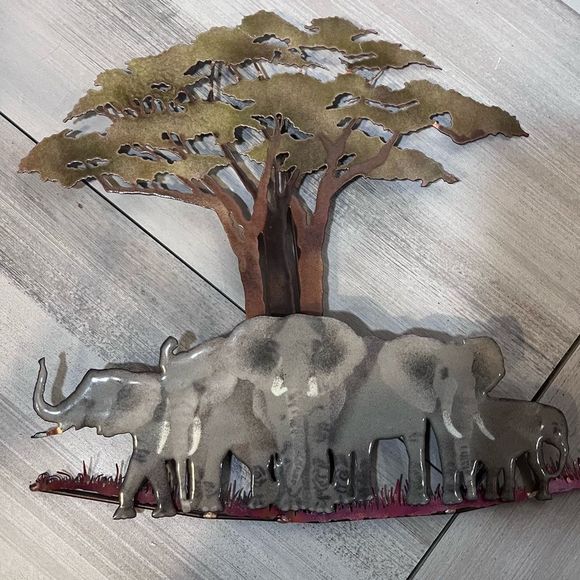 Bovano of Cheshire Connecticut Handcrafted Metal Art Wall Decor Glass Enamel - Picture 1 of 6